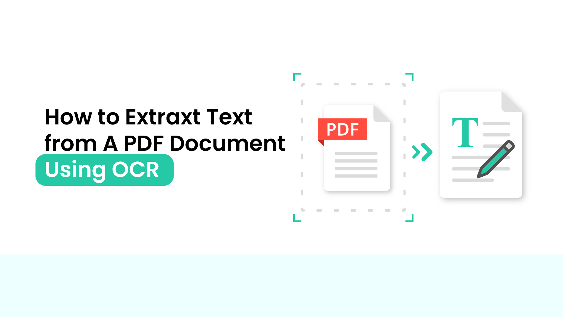 how to extract text from a pdf document